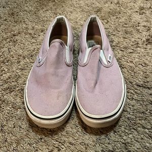 Purple slip on Vans